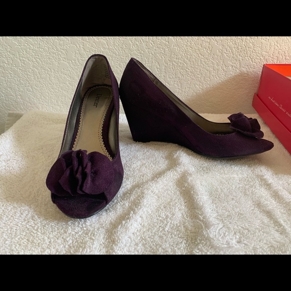 Dexter purple wedge heels - Picture 3 of 6